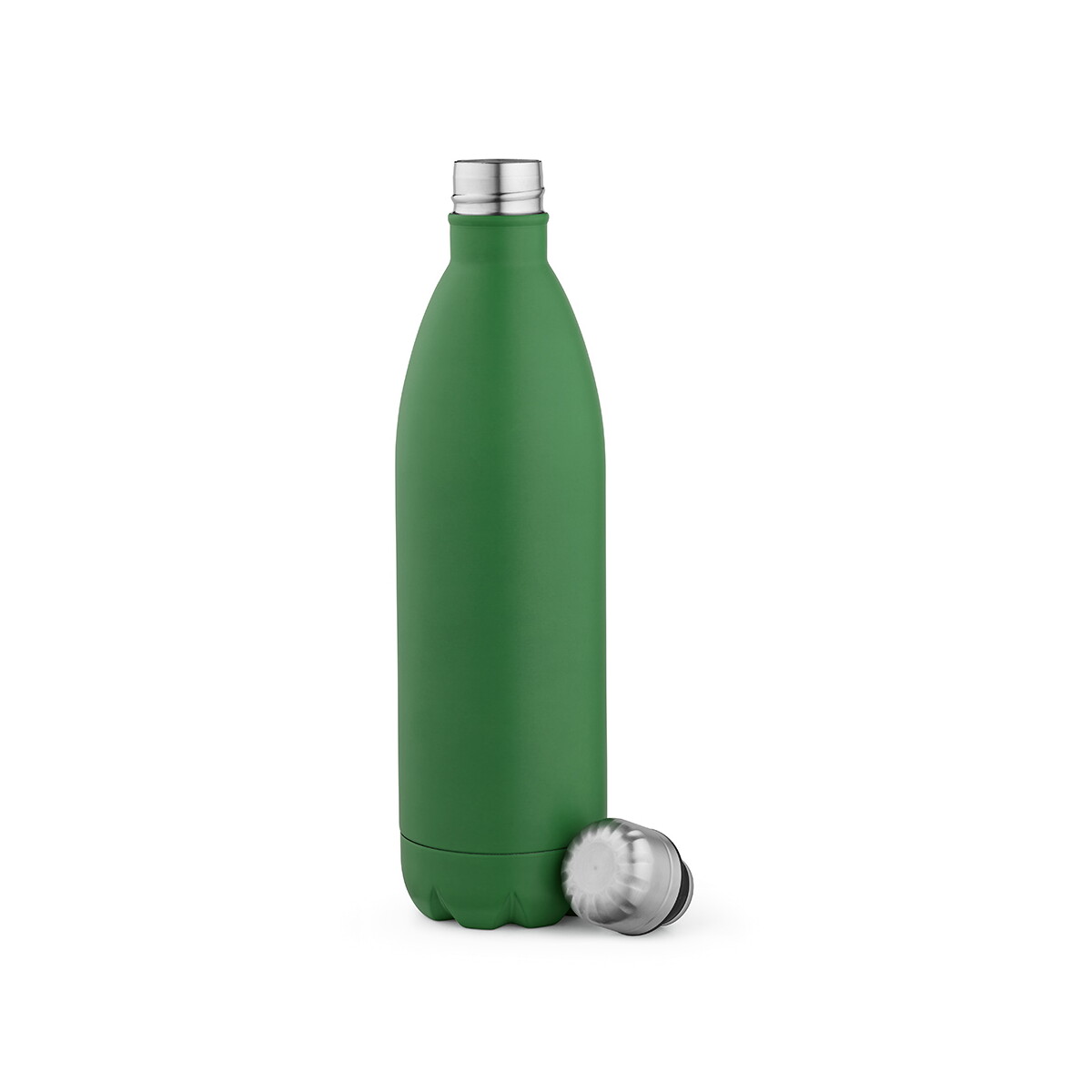 Butelki z logo – butelka mississippi 1100 ze stali nierdzewnej pochodzacej z recyklingu 1100 ml – ciemnozielona ABT013_149-A Butelka Mississippi 1100 ze stali nierdzewnej pochodzacej z recyklingu 1100 ml - Ciemnozielona ABT013_149-A