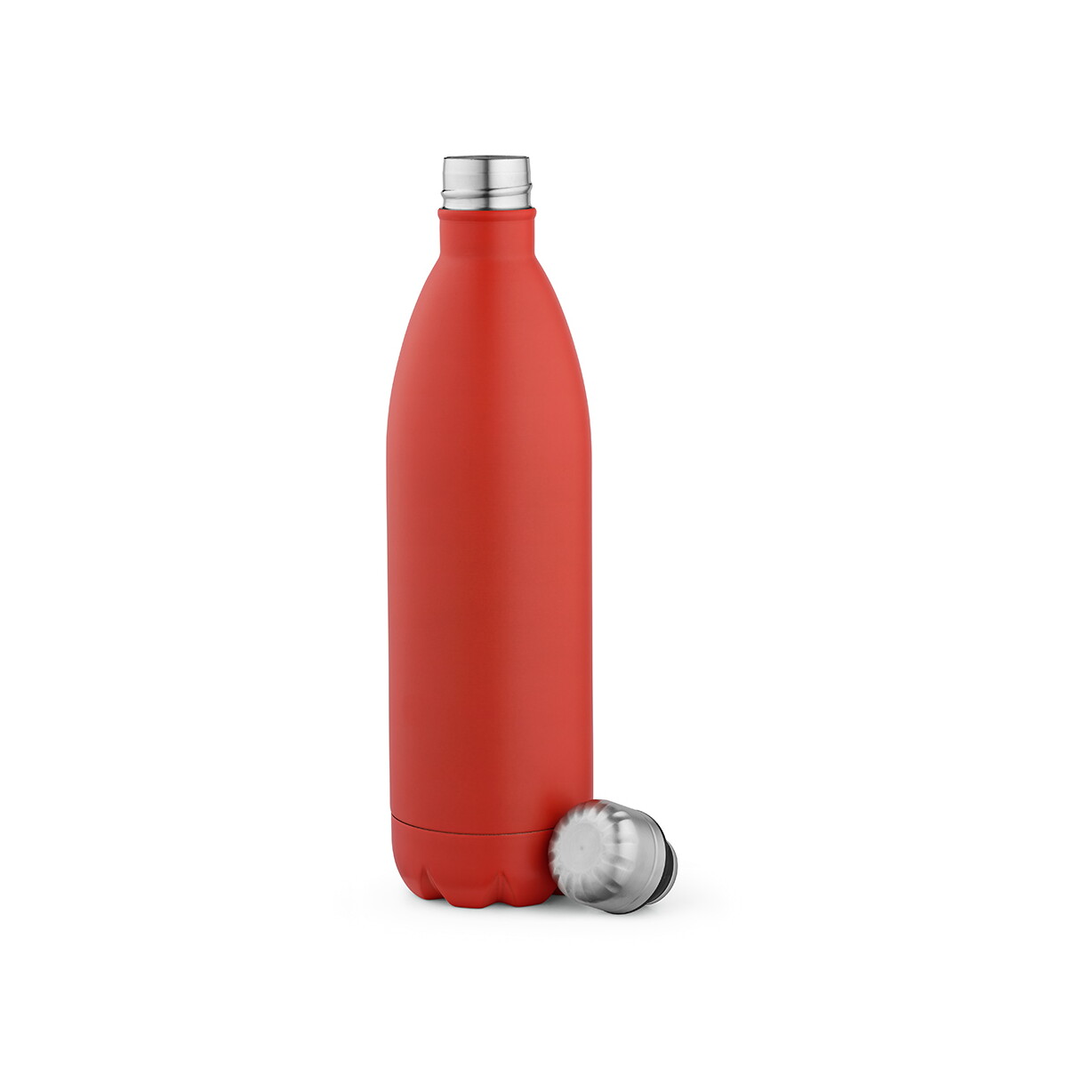 Butelki z logo – butelka mississippi 1100 ze stali nierdzewnej pochodzącej z recyklingu 1100 ml – czerwona ABT013_105-A Butelka Mississippi 1100 ze stali nierdzewnej pochodzącej z recyklingu 1100 ml - Czerwona ABT013_105-A