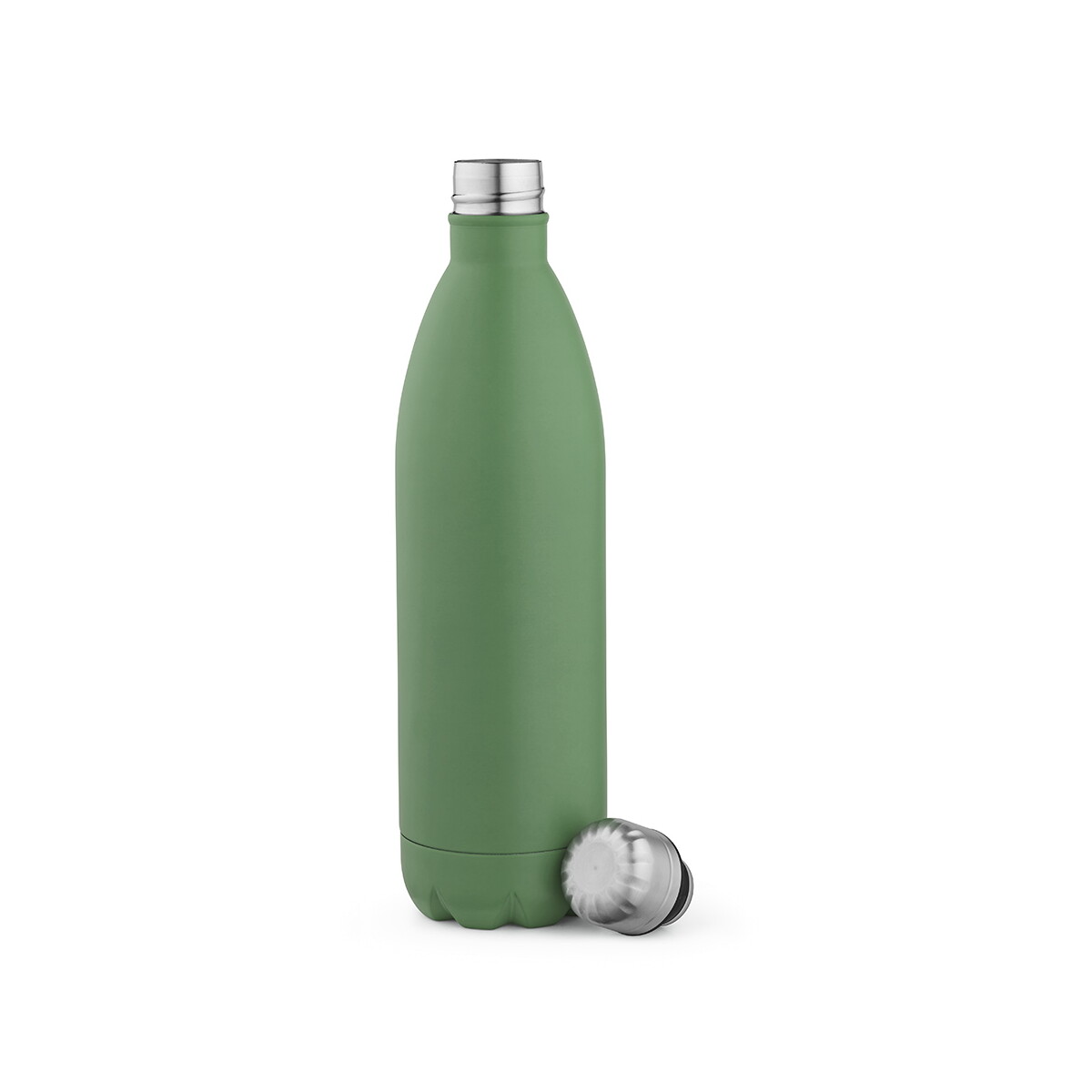 Butelki z logo – butelka mississippi 1100 ze stali nierdzewnej pochodzacej z recyklingu 1100 ml – pastelowa zielona ABT013_159-A Butelka Mississippi 1100 ze stali nierdzewnej pochodzacej z recyklingu 1100 ml - Pastelowa zielona ABT013_159-A