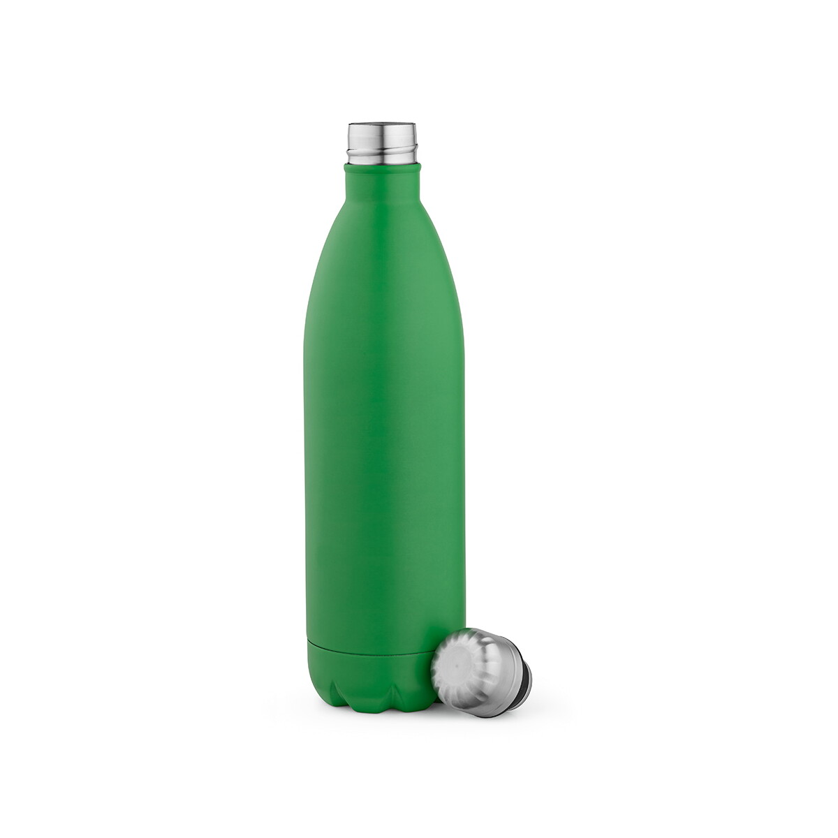 Butelki z logo – butelka mississippi 1100 ze stali nierdzewnej pochodzacej z recyklingu 1100 ml – zielona ABT013_109-A Butelka Mississippi 1100 ze stali nierdzewnej pochodzacej z recyklingu 1100 ml - Zielona ABT013_109-A