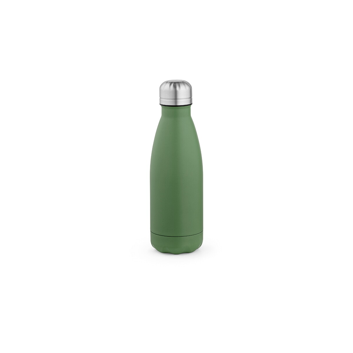 Butelki z logo – butelka mississippi 450 ze stali nierdzewnej z recyklingu 430 ml – ciemnozielona ABT010_149-front Butelka Mississippi 450 ze stali nierdzewnej z recyklingu 430 ml - ciemnozielona ABT010_149-front