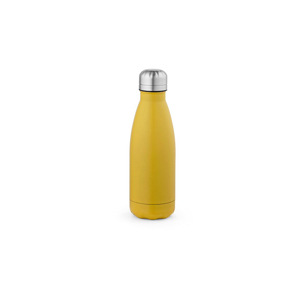 Butelki z logo – butelka mississippi 450 ze stali nierdzewnej z recyklingu 430 ml – ciemnożółta ABT010_118-back Butelka Mississippi 450 ze stali nierdzewnej z recyklingu 430 ml - Ciemnożółta ABT010_118-back