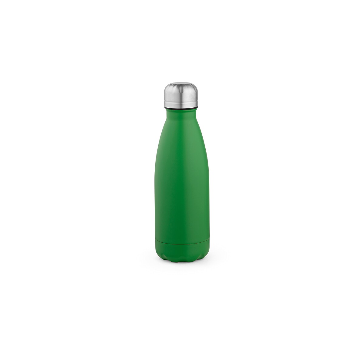 Butelki z logo – butelka mississippi 450 ze stali nierdzewnej z recyklingu 430 ml – zielona ABT010_109-front Butelka Mississippi 450 ze stali nierdzewnej z recyklingu 430 ml - Zielona ABT010_109-front