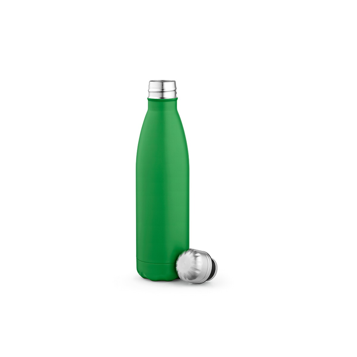 Butelki z logo – butelka mississippi 550 ze stali nierdzewnej z recyklingu 535 ml – zielona ABT011_109-A Butelka Mississippi 550 ze stali nierdzewnej z recyklingu 535 ml - Zielona ABT011_109-A