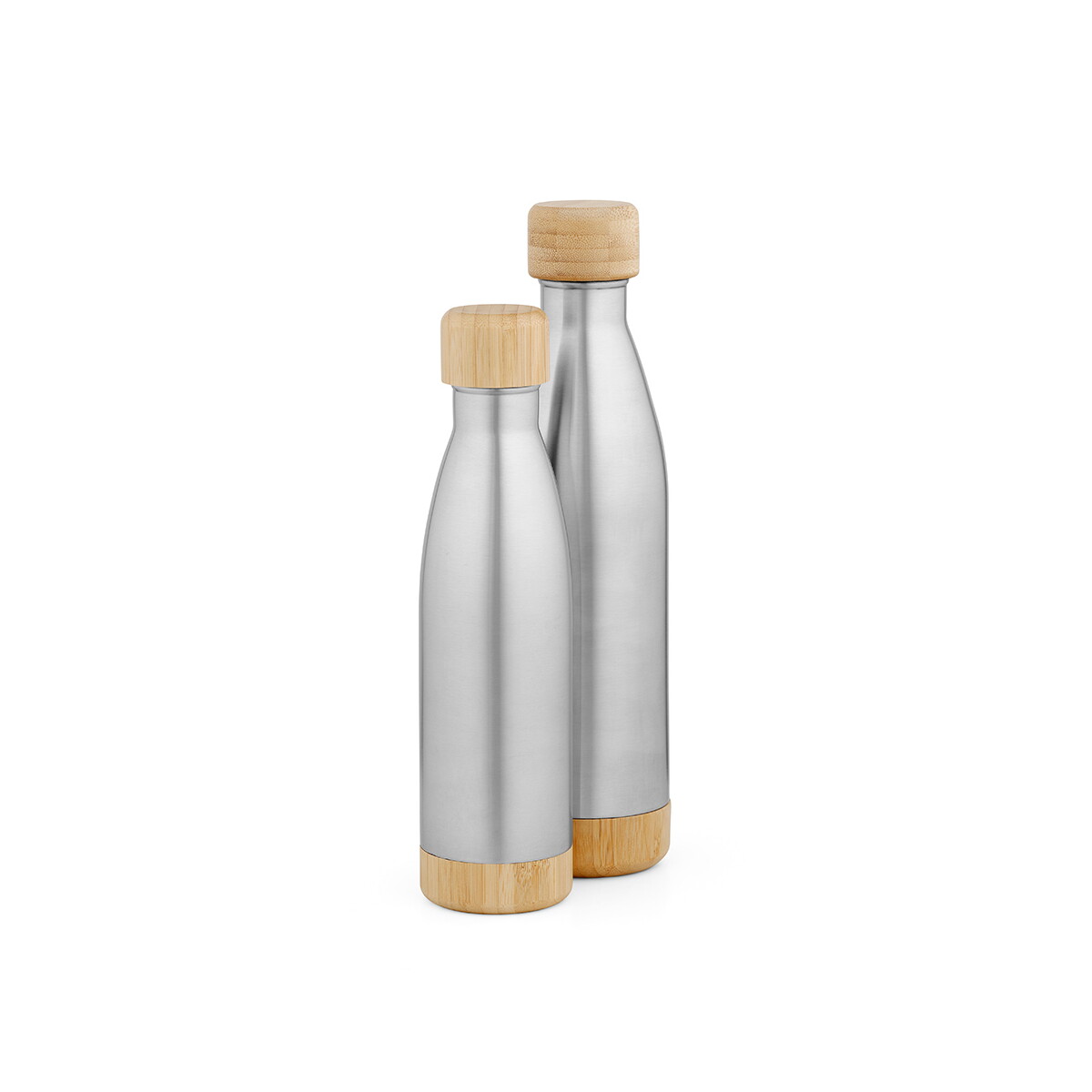 Butelki z logo – butelka rio grande ze stali nierdzewnej z recyklingu 530 ml – srebrna ABT016_107-amb-A Butelka Rio Grande ze stali nierdzewnej z recyklingu 530 ml - Srebrna ABT016_107-amb-A
