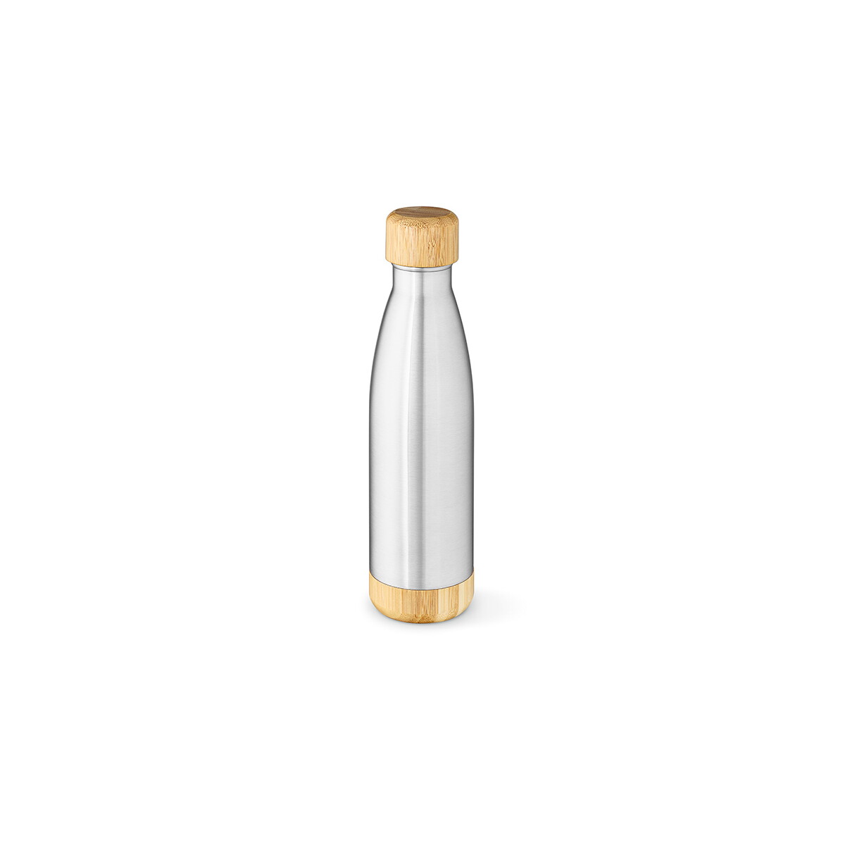 Butelki z logo – butelka rio grande ze stali nierdzewnej z recyklingu 530 ml – srebrna ABT016_107-front Butelka Rio Grande ze stali nierdzewnej z recyklingu 530 ml - Srebrna ABT016_107-front