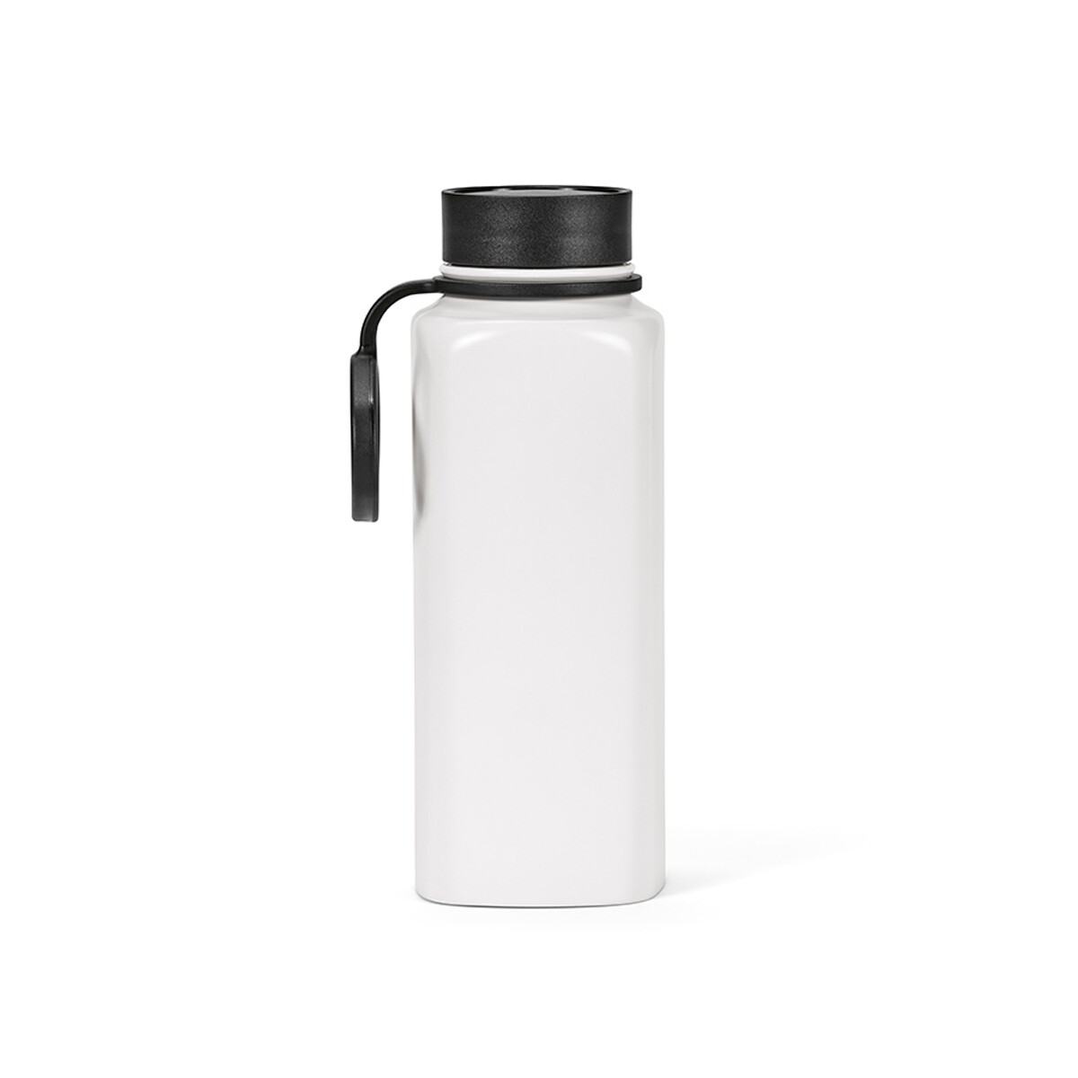 Butelki z logo – butelka ural z recyklingu stali nierdzewnej 820 ml – czarna ABT030_103-back Butelka Ural z recyklingu stali nierdzewnej 820 ml - Czarna ABT030_103-back