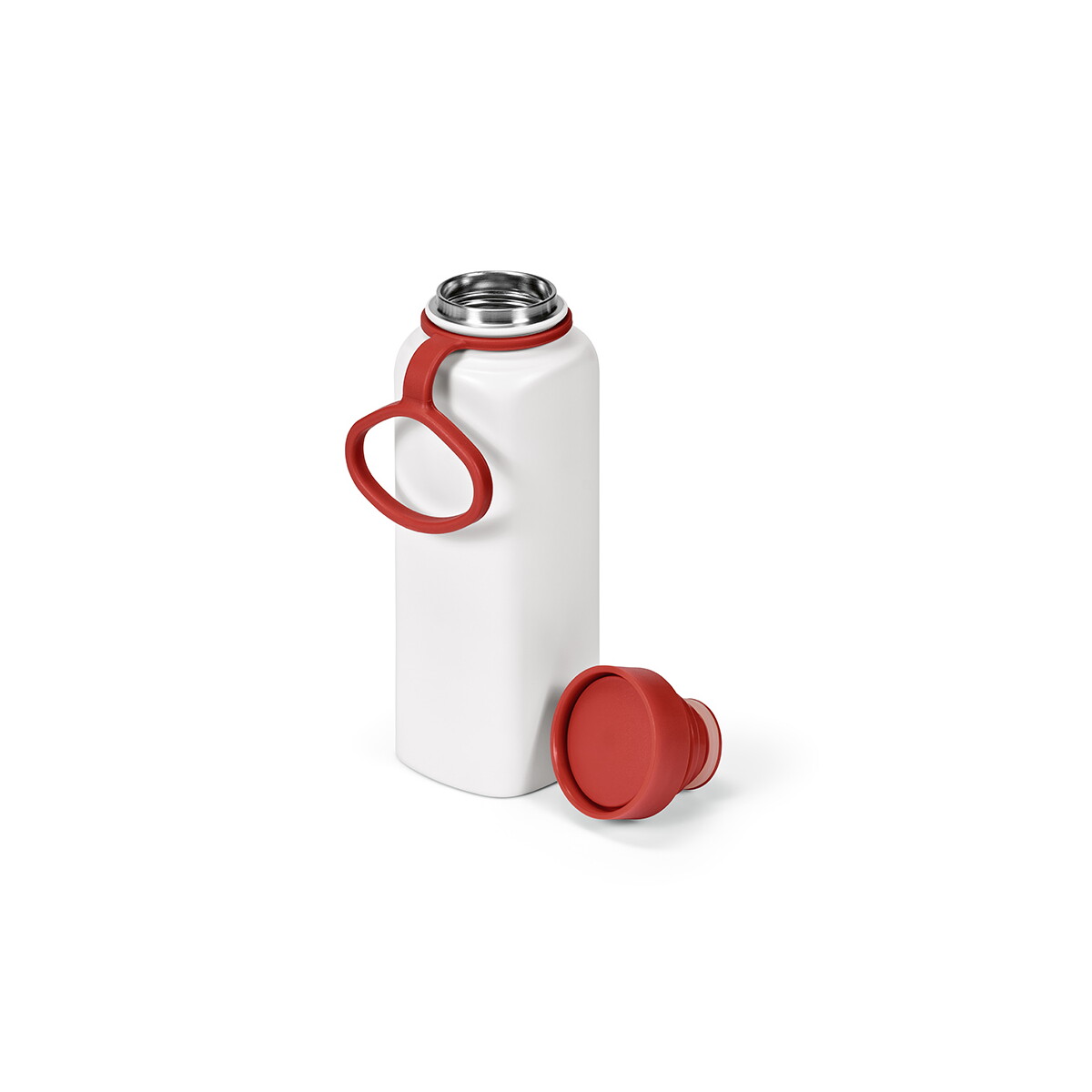 Butelki z logo – butelka ural z recyklingu stali nierdzewnej 820 ml – czerwona ABT030_105 Butelka Ural z recyklingu stali nierdzewnej 820 ml - Czerwona ABT030_105