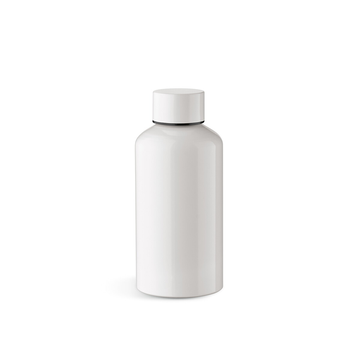 Butelki z logo – butelka yukon aluminium z recyklingu 550 ml – biała ABT025_106-back Butelka Yukon Aluminium z recyklingu 550 ml - Biała ABT025_106-back