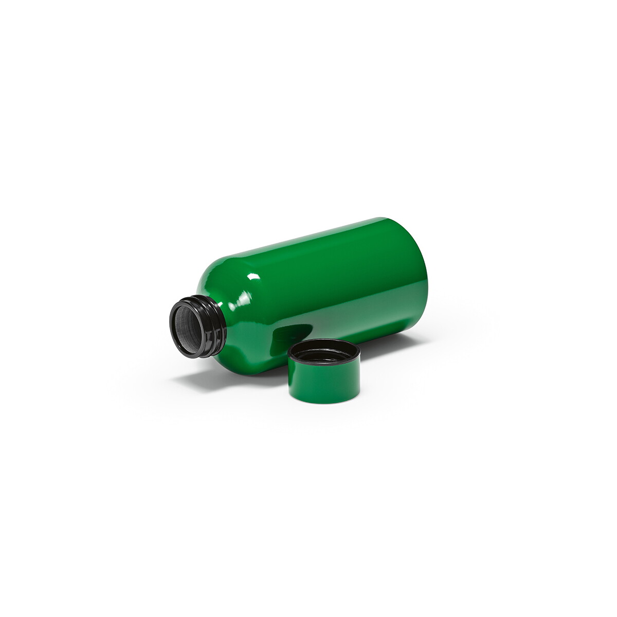 Butelki z logo – butelka yukon aluminium z recyklingu 550 ml – zielona ABT025_109-B Butelka Yukon Aluminium z recyklingu 550 ml - Zielona ABT025_109-B