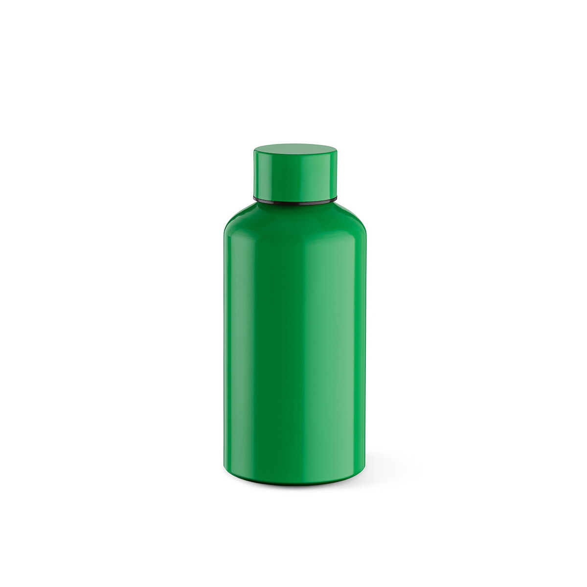 Butelki z logo – butelka yukon aluminium z recyklingu 550 ml – zielona ABT025_109-front Butelka Yukon Aluminium z recyklingu 550 ml - Zielona ABT025_109-front