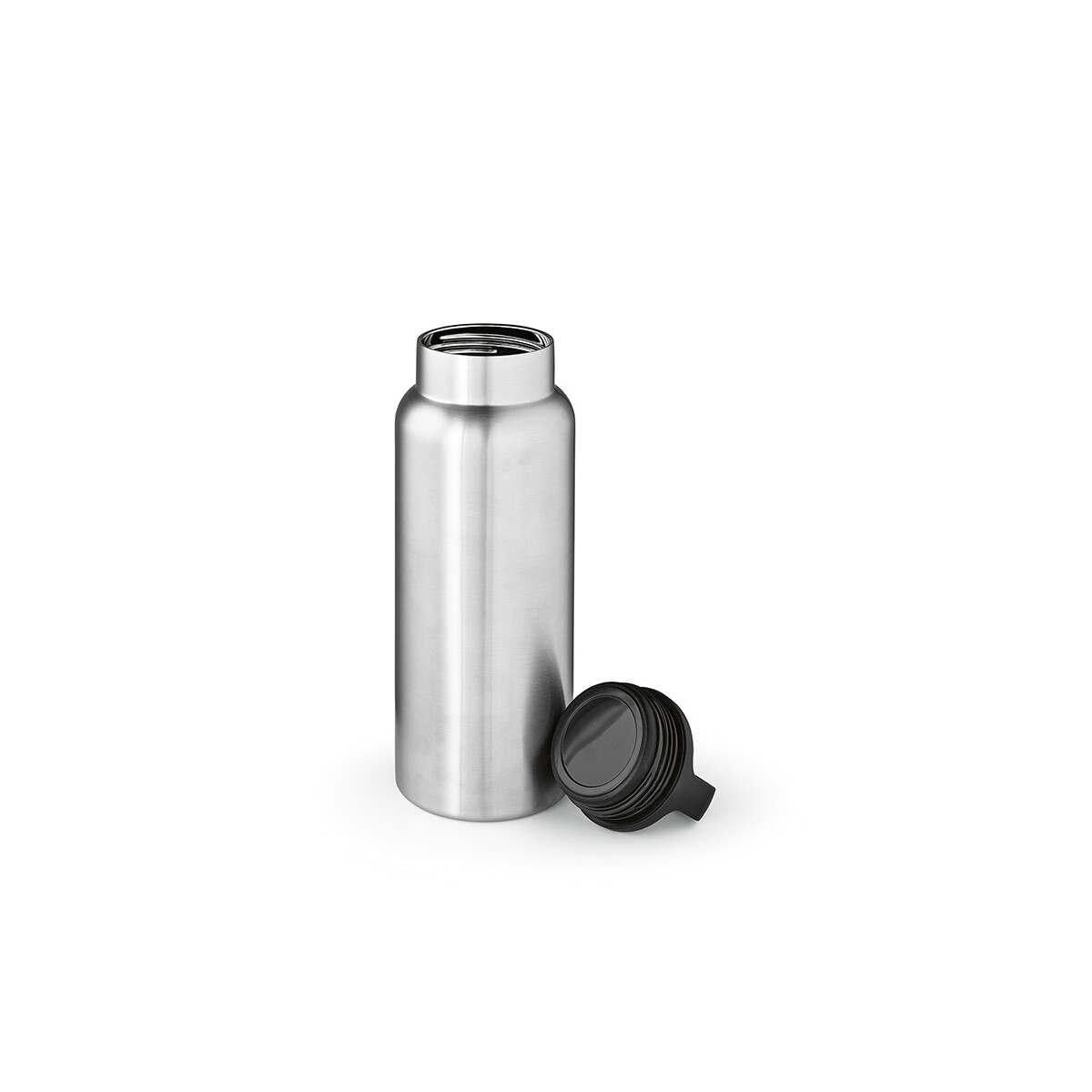 Butelki z logo – butelka zambezi 1000 ze stali nierdzewnej z recyklingu 1160 ml – srebrna ABT026_107 Butelka Zambezi 1000 ze stali nierdzewnej z recyklingu 1160 ml - Srebrna ABT026_107