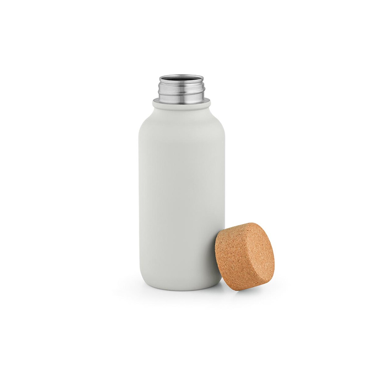 Volga Butelka ze stali nierdzewnej z recyklingu 530 ml - Jasnoszara ABT034_123