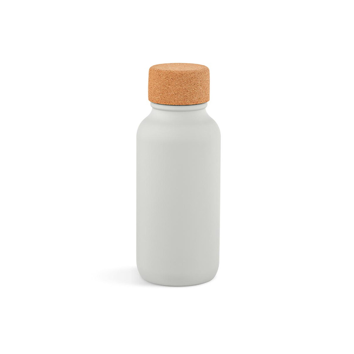 Butelki z logo – volga butelka ze stali nierdzewnej z recyklingu 530 ml – jasnoszara ABT034_123-back Volga Butelka ze stali nierdzewnej z recyklingu 530 ml - Jasnoszara ABT034_123-back