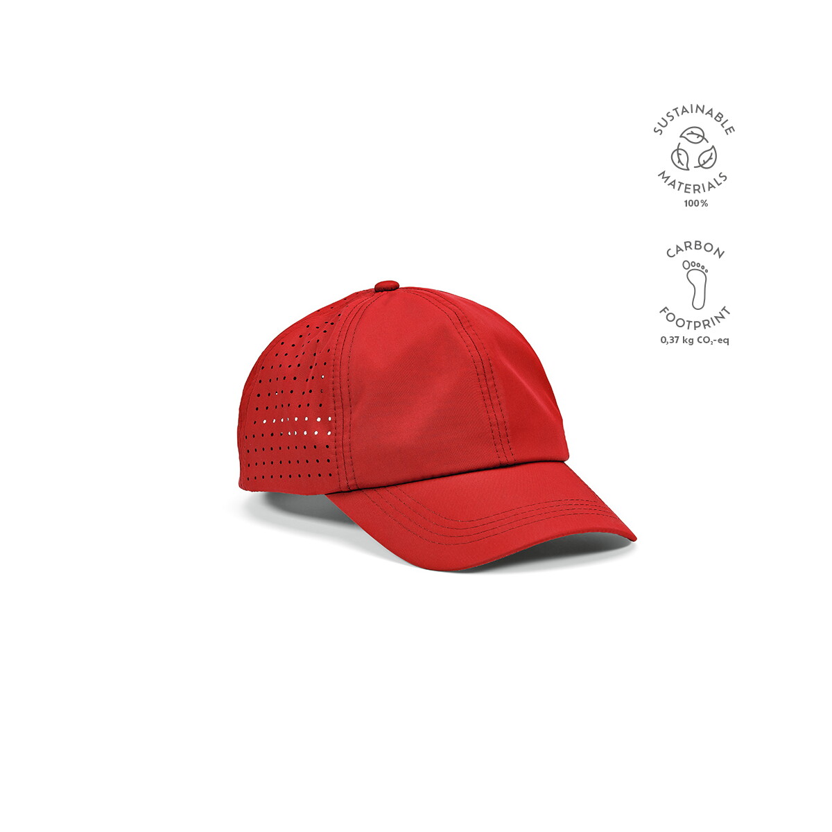 Czapki z logo – czapka amstrong rpet 110 gsm – czerwona ACA005_105-kpi Czapka Amstrong rPET 110 gsm - Czerwona ACA005_105-kpi