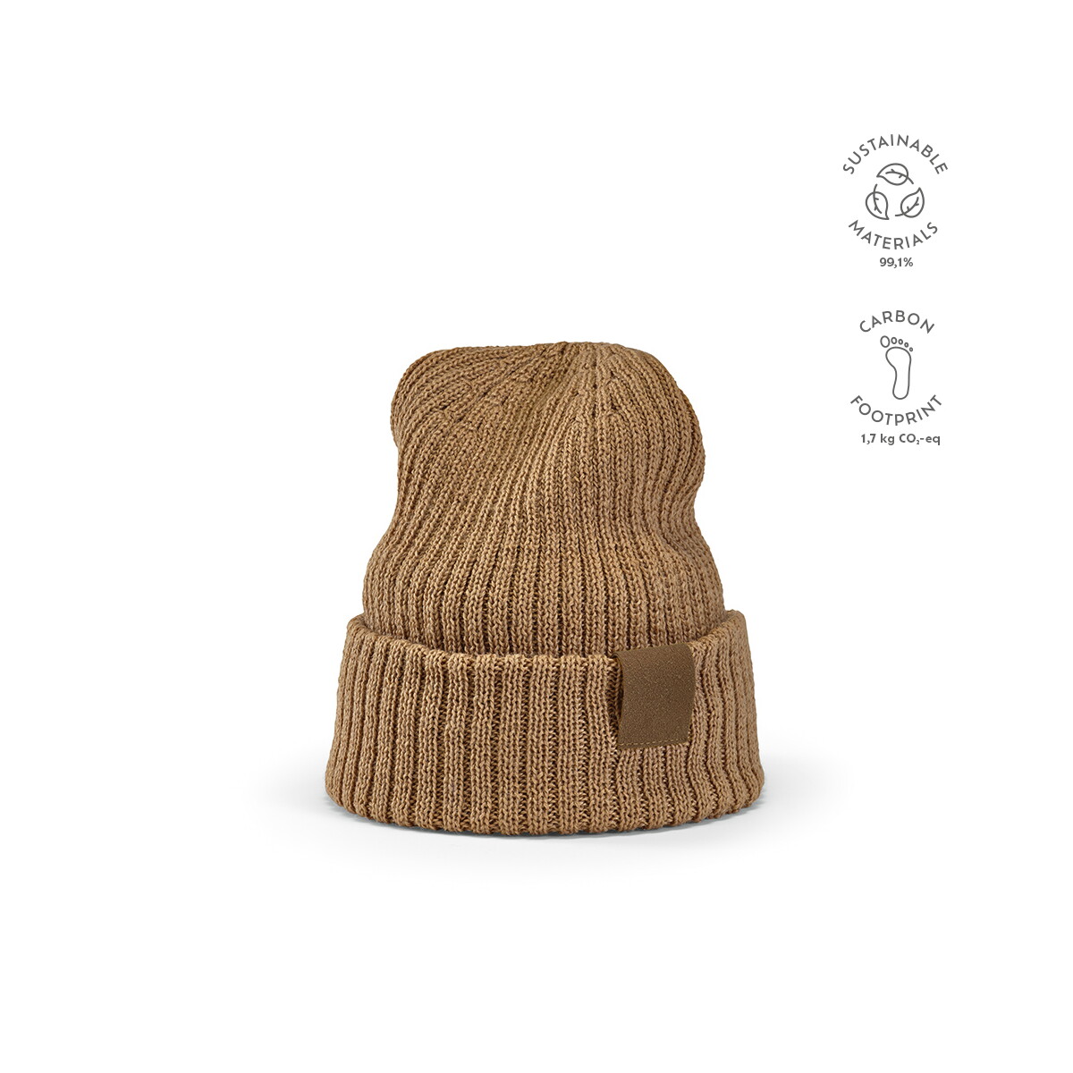 Czapki z logo – czapka cobain rpet – camelowa ABN002_191-kpi Czapka Cobain rPET - Camelowa ABN002_191-kpi