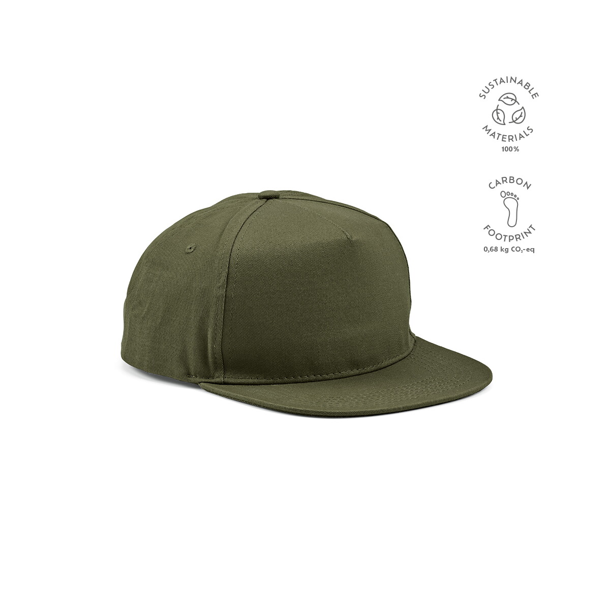 Czapki z logo – czapka cornell z bawełny z recyklingu 180 gsm – ciemnozielona ACA003_149-kpi Czapka Cornell z bawełny z recyklingu 180 gsm - Ciemnozielona ACA003_149-kpi