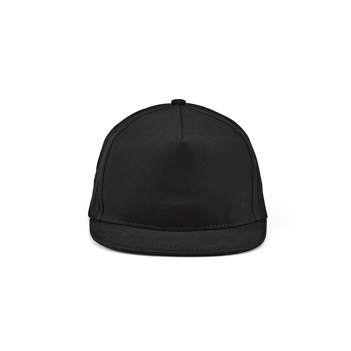 Czapki z logo – czapka cornell z bawelny z recyklingu 180 gsm – czarna ACA003_103-front Czapka Cornell z bawelny z recyklingu 180 gsm - Czarna ACA003_103-front