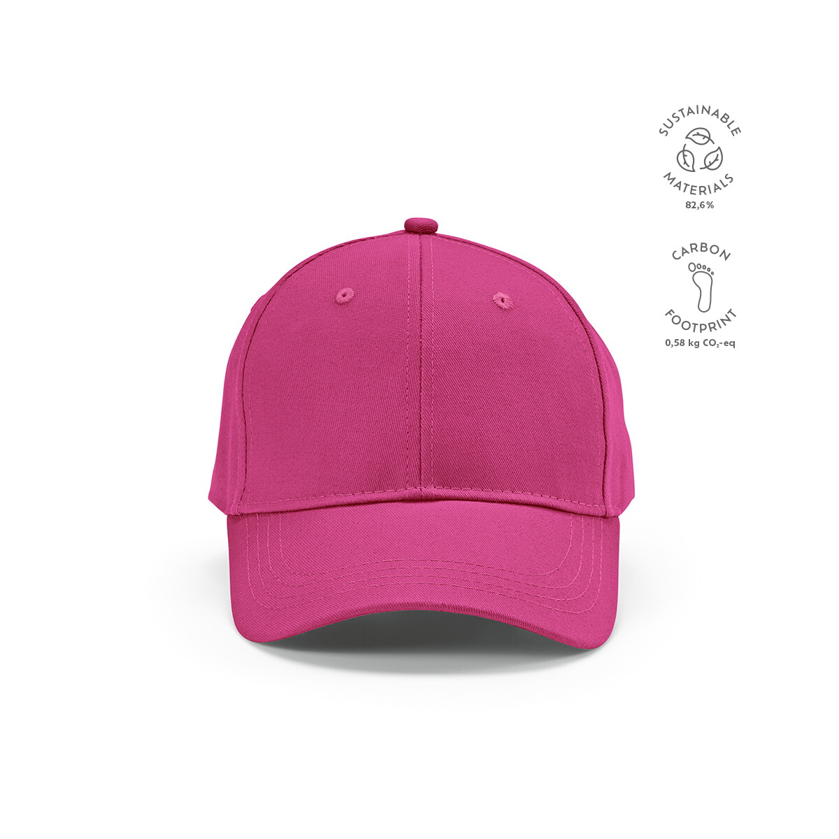 Czapki z logo – czapka darrell recycled cotton 280 gsm – fuksja ACA001_122-kpi Czapka Darrell Recycled Cotton 280 gsm - Fuksja ACA001_122-kpi