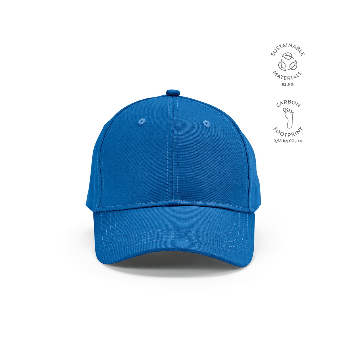 Czapki z logo – czapka darrell recycled cotton 280 gsm – niebieska ACA001_104-kpi Czapka Darrell Recycled Cotton 280 gsm - Niebieska ACA001_104-kpi