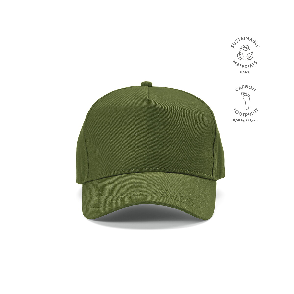 Czapki z logo – czapka hendrix z bawelny z recyklingu 280 gsm – ciemnozielona ACA002_149-kpi Czapka Hendrix z bawelny z recyklingu 280 gsm - Ciemnozielona ACA002_149-kpi