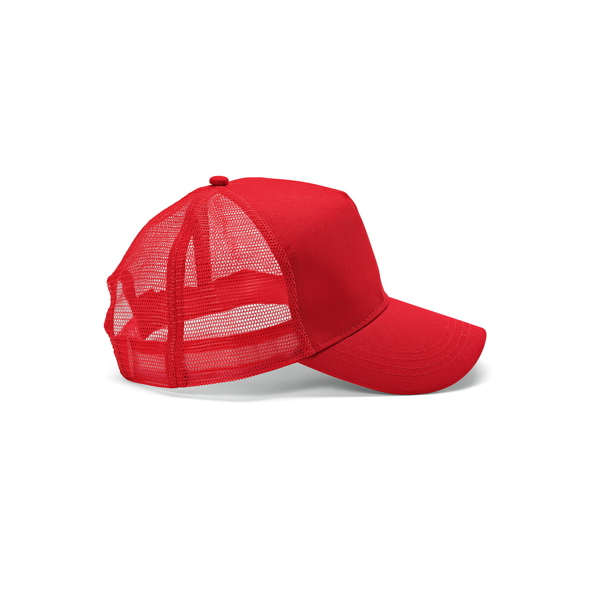Czapki z logo – czapka zappa cap rpet 220 gsm – czerwona ACA004_105-side Czapka Zappa Cap rPET 220 gsm - Czerwona ACA004_105-side