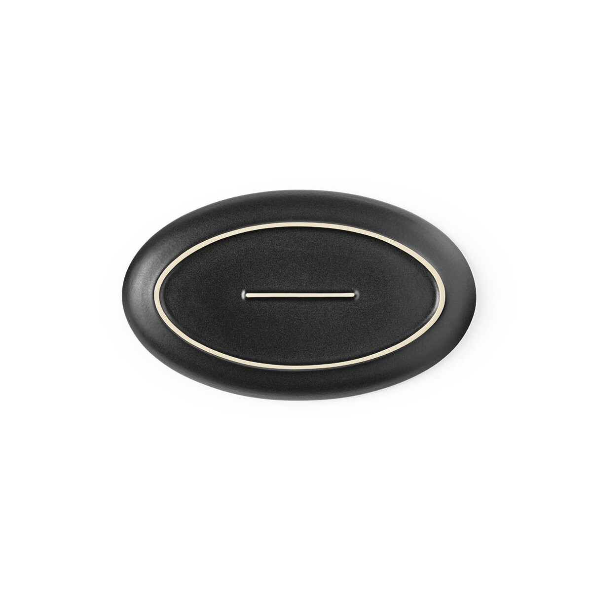 Gadżety do serwowania z logo – miro ceramic platter. matt finish. made in portugal – black APL003_103-back Miro ceramic platter. Matt finish. Made in Portugal - Black APL003_103-back