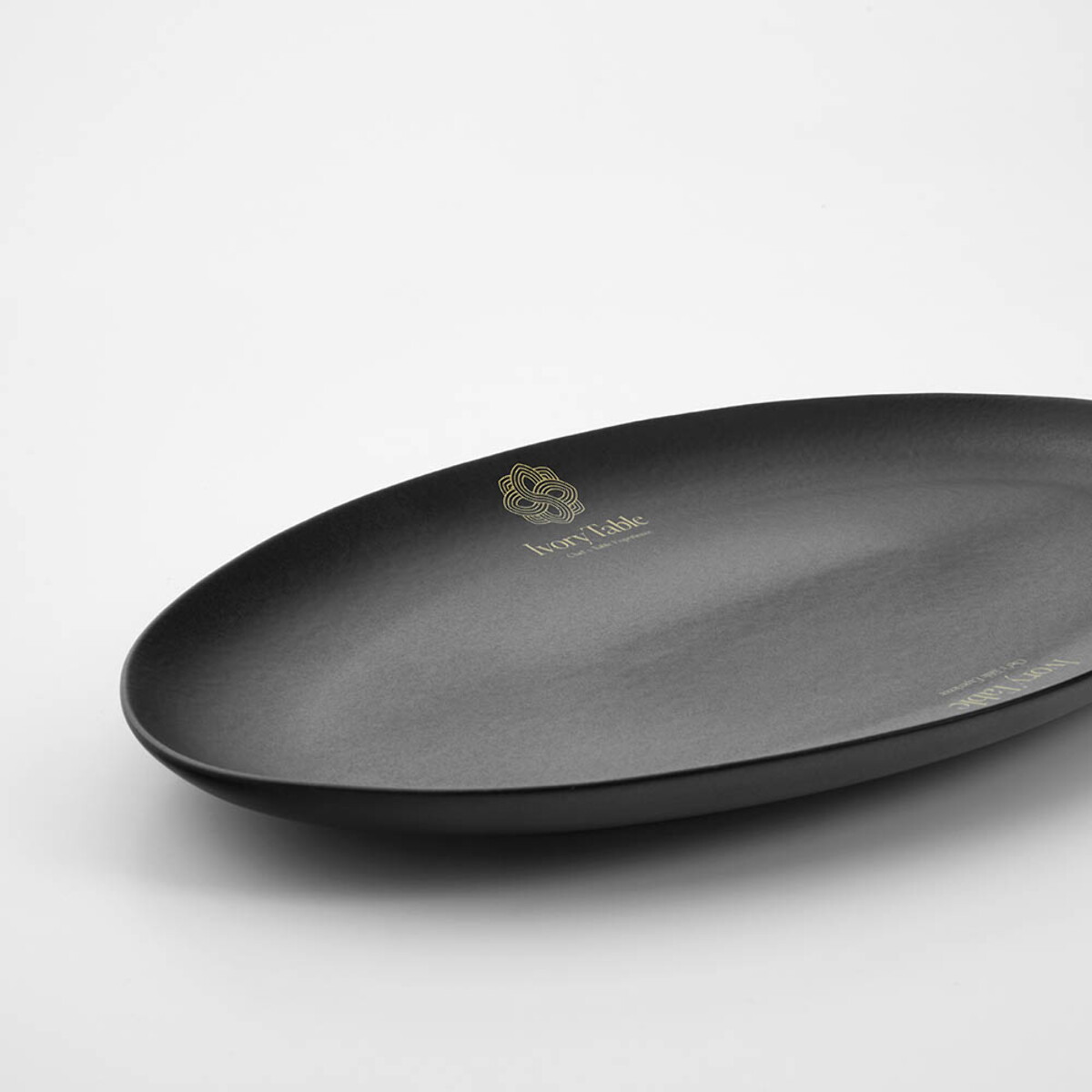 Gadżety do serwowania z logo – miro ceramic platter. matt finish. made in portugal – black APL003_103-detail Miro ceramic platter. Matt finish. Made in Portugal - Black APL003_103-detail