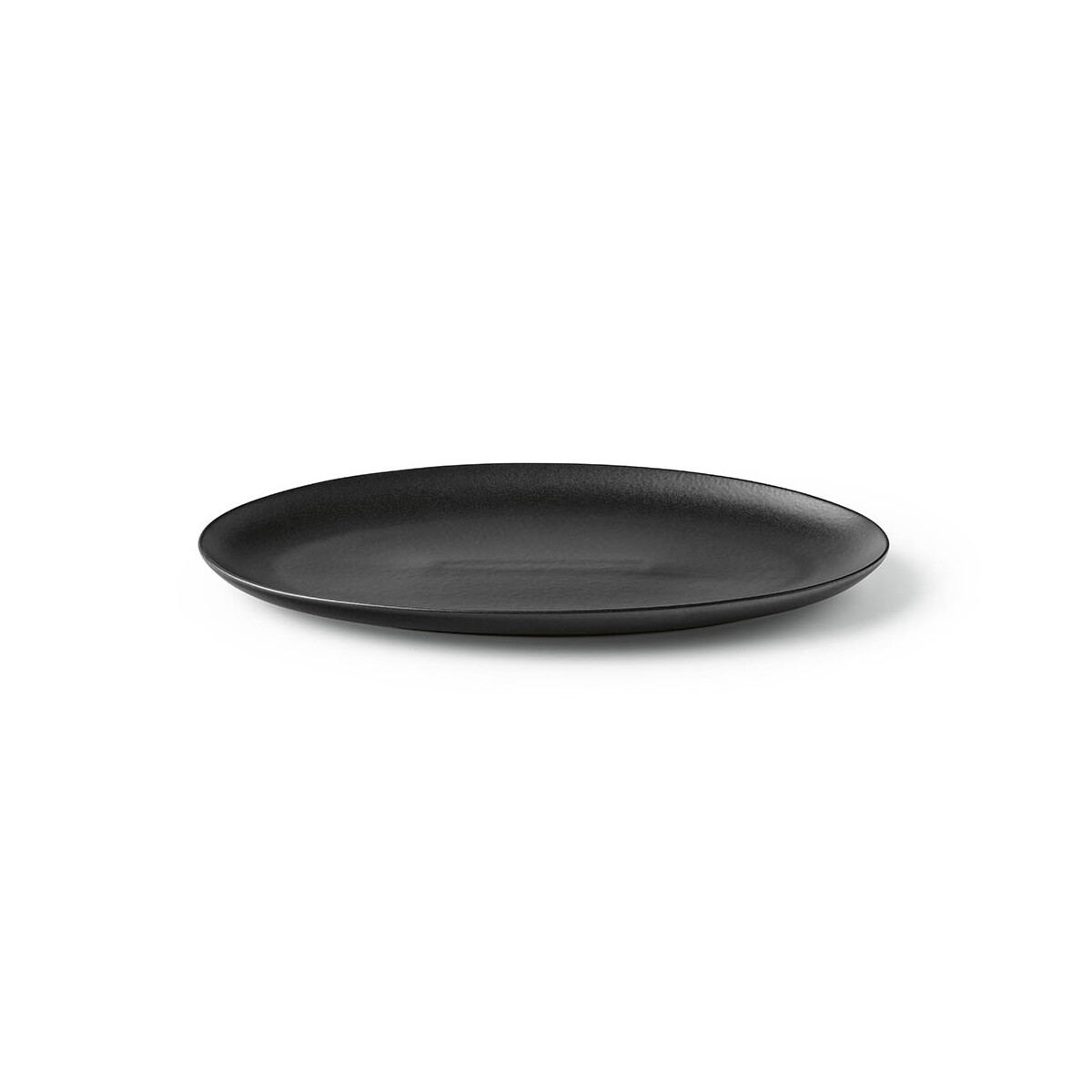 Miro ceramic platter. Matt finish. Made in Portugal - Black APL003_103