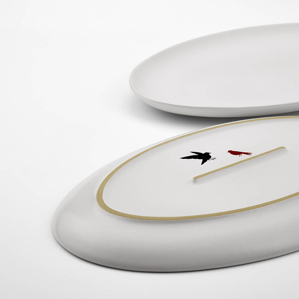 Gadżety do serwowania z logo – miro ceramic platter. matt finish. made in portugal – white APL003_106-detail-A Miro ceramic platter. Matt finish. Made in Portugal - White APL003_106-detail-A