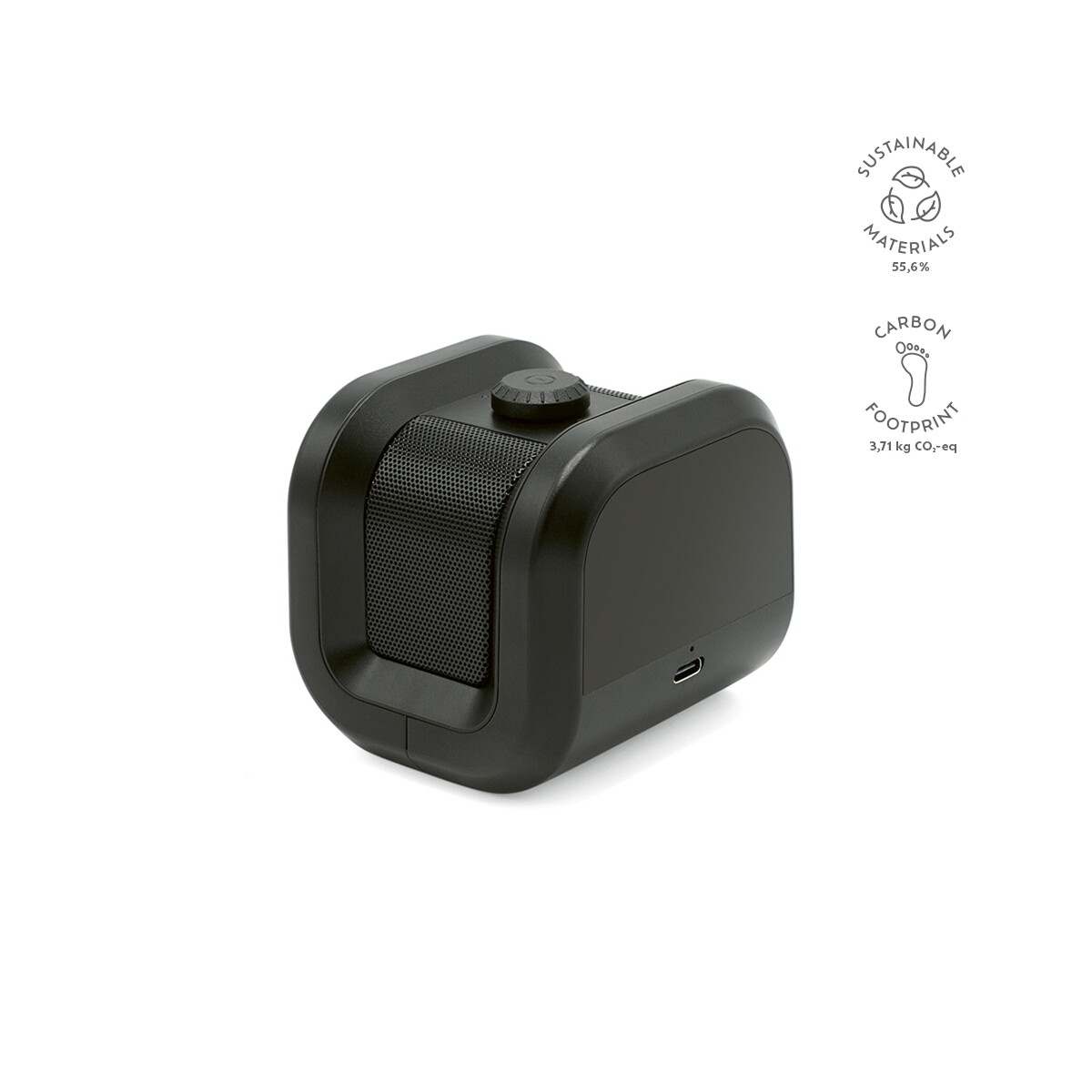 Głośniki z logo – glosnik boomz z recyklingu abs 800 mah – czarny ASP004_103-kpi Glosnik Boomz z recyklingu ABS 800 mAh - Czarny ASP004_103-kpi