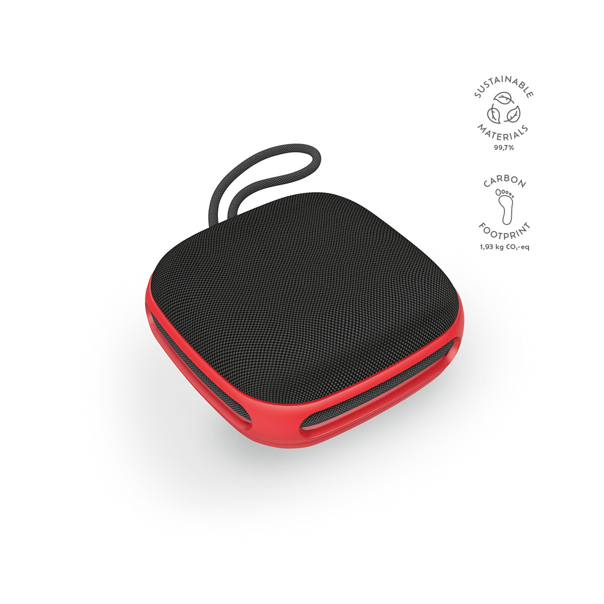 Głośniki z logo – głośnik da vinci z recyklingu abs 2 600 mah – czerwony ASP009_105-kpi Głośnik Da Vinci z recyklingu ABS 2 600 mAh - czerwony ASP009_105-kpi