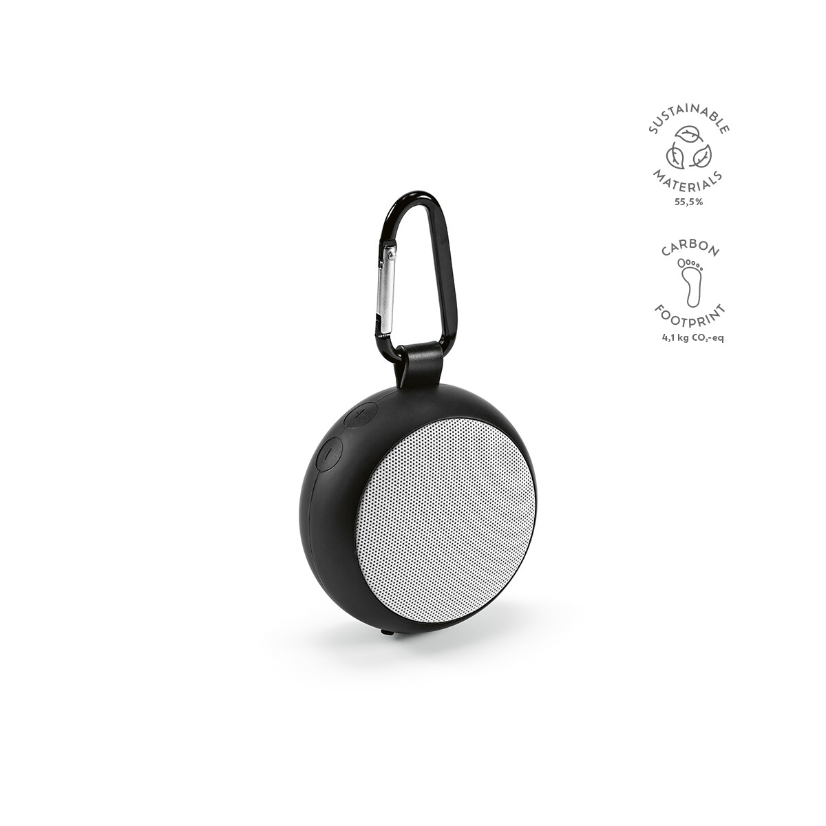 Głośniki z logo – glosnik darwin z recyklingu abs 1000 mah – czarny ASP014_103-kpi Glosnik Darwin z recyklingu ABS 1000 mAh - Czarny ASP014_103-kpi