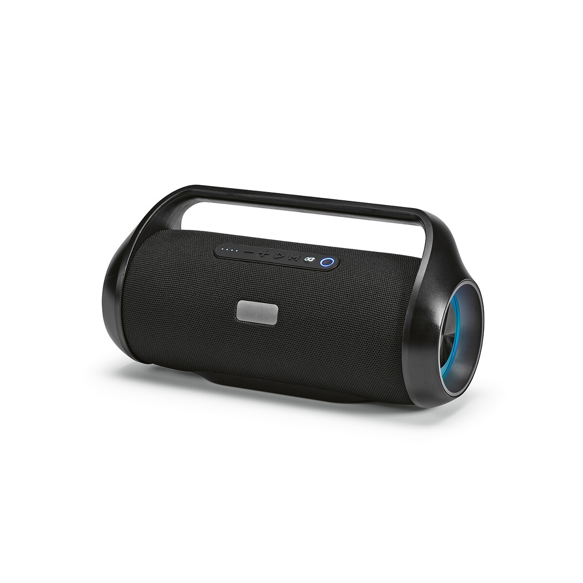 Głośnik Newton z recyklingu ABS 6 000 mAh - czarny ASP006_103