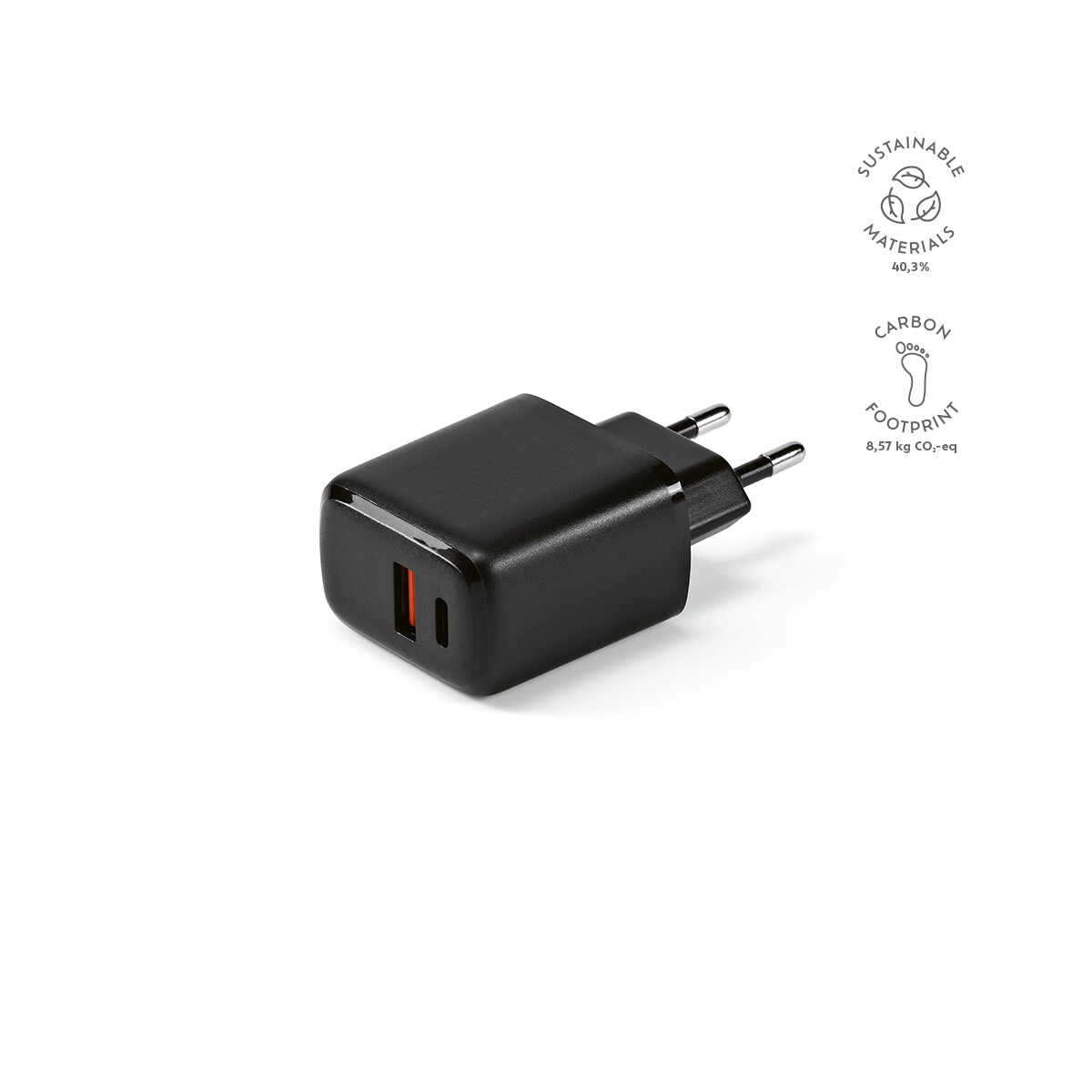 Kable USB z logo – kabel franklin rabs 20w – czarny ACB002_103-kpi Kabel Franklin rABS 20W - Czarny ACB002_103-kpi