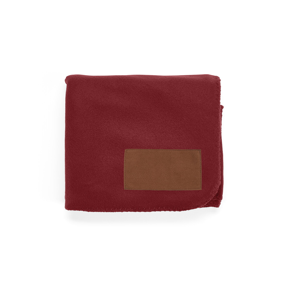 Koce z logo – koc pollock rpet 180 gsm – burgundowy ABL006_115-A Koc Pollock rPET 180 gsm - Burgundowy ABL006_115-A