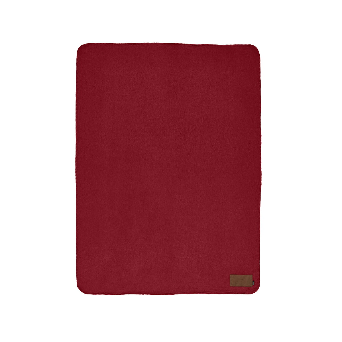 Koce z logo – koc pollock rpet 180 gsm – burgundowy ABL006_115-top-A Koc Pollock rPET 180 gsm - Burgundowy ABL006_115-top-A