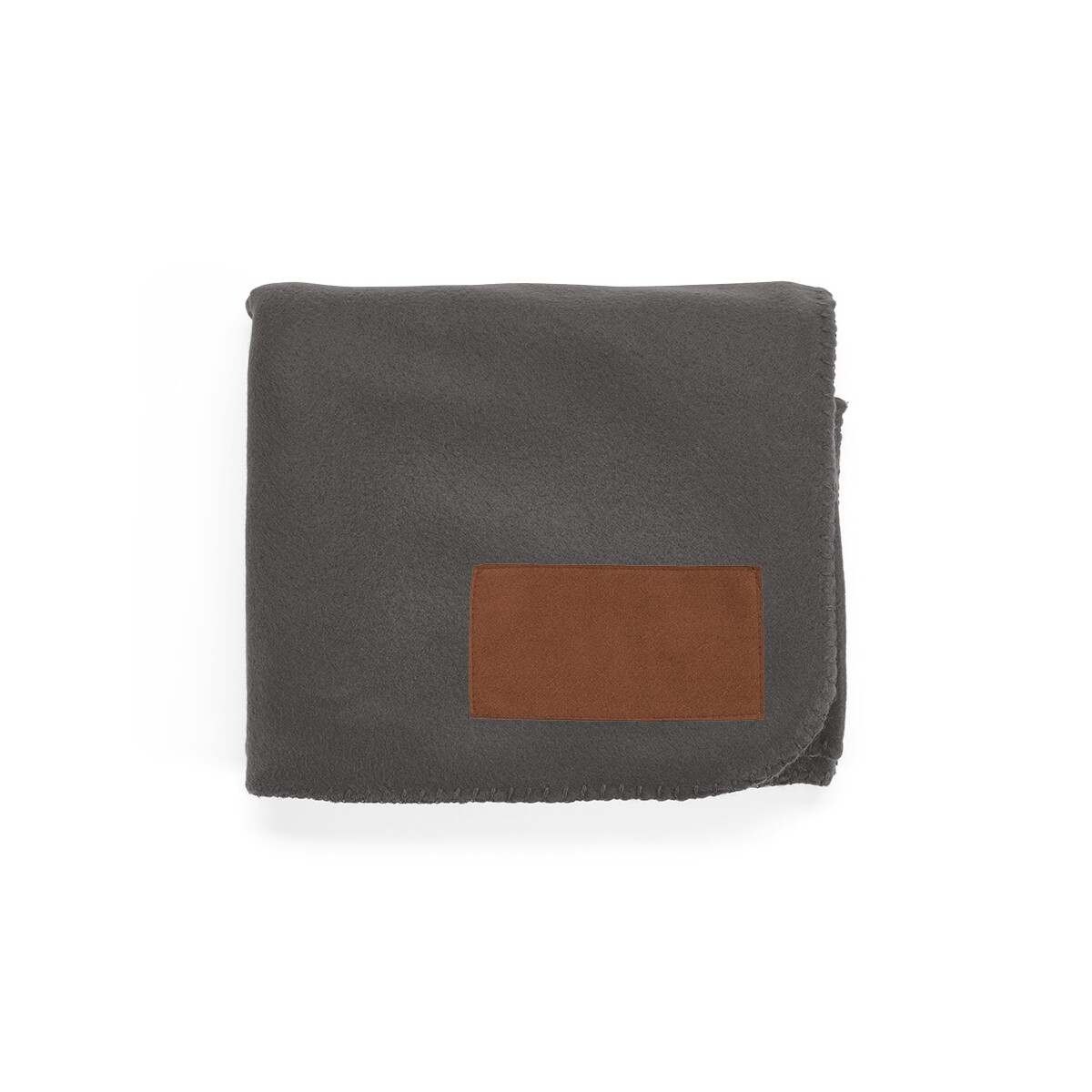 Koce z logo – koc pollock rpet 180 gsm – ciemnoszary ABL006_133-A Koc Pollock rPET 180 gsm - Ciemnoszary ABL006_133-A