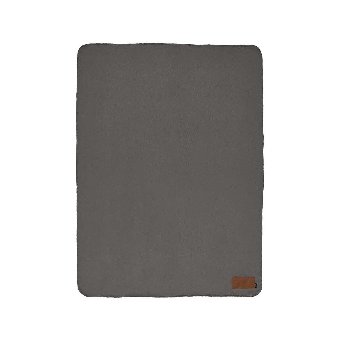 Koce z logo – koc pollock rpet 180 gsm – ciemnoszary ABL006_133-front Koc Pollock rPET 180 gsm - Ciemnoszary ABL006_133-front