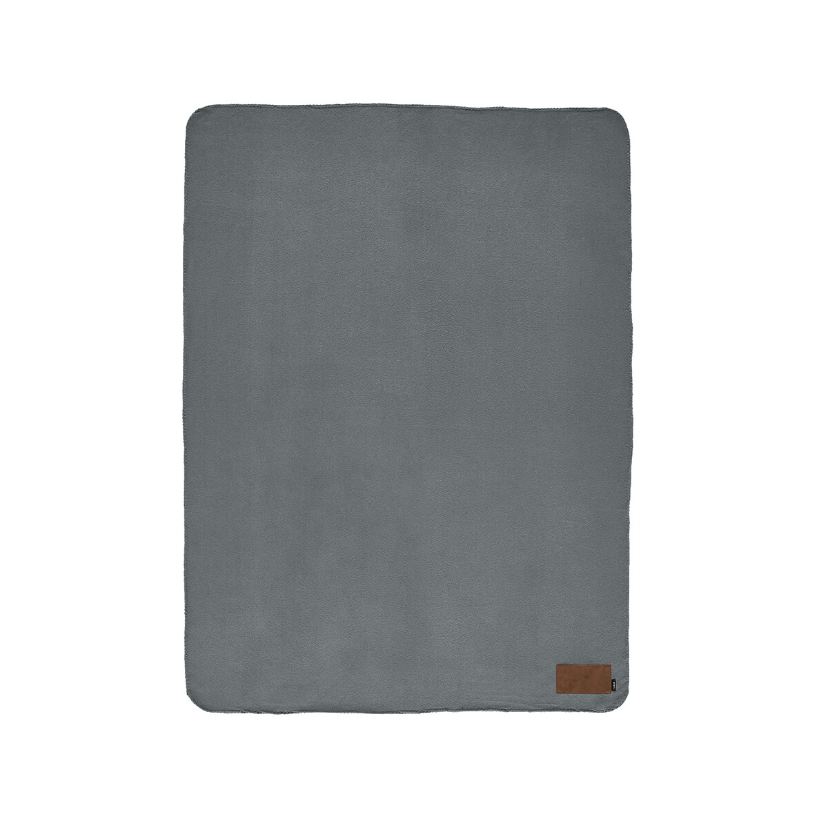 Koce z logo – koc pollock rpet 180 gsm – ciemnoszary ABL006_133-top-A Koc Pollock rPET 180 gsm - Ciemnoszary ABL006_133-top-A