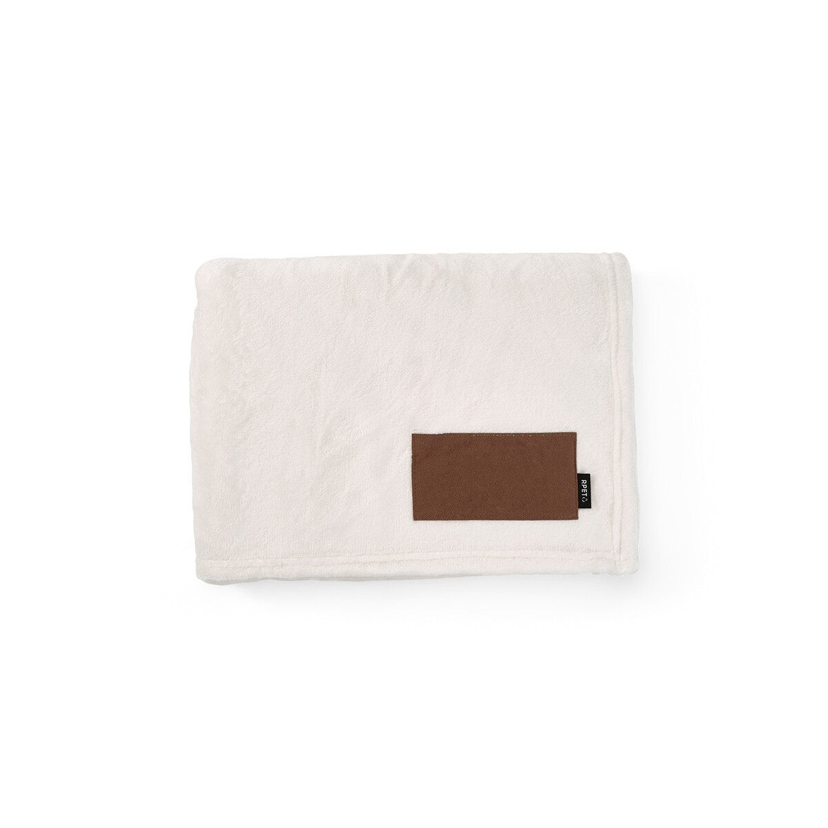 Koce z logo – koc van eyck rpet 240 gsm – biały ABL007_106-A Koc Van Eyck rPET 240 gsm - Biały ABL007_106-A
