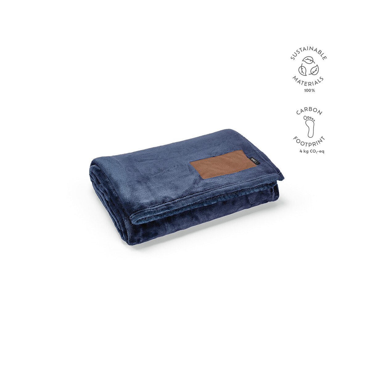 Koce z logo – koc van eyck rpet 240 gsm – niebieski ABL007_104-kpi Koc Van Eyck rPET 240 gsm - Niebieski ABL007_104-kpi
