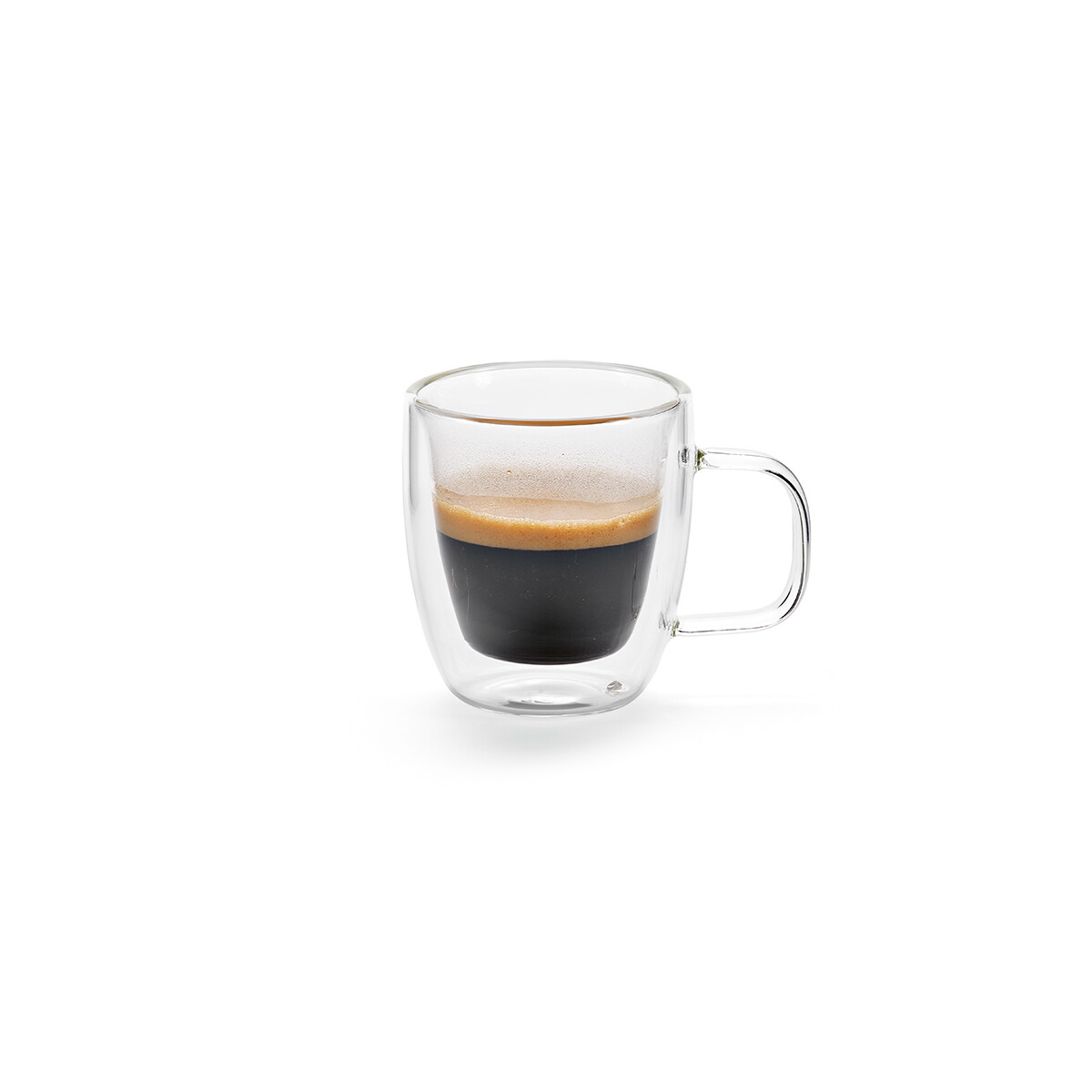 Kubki z logo – elbe 75 kubek ze szkła borokrzemowego 65 ml – transparentny AMG014_110-A Elbe 75 Kubek ze szkła borokrzemowego 65 ml - transparentny AMG014_110-A