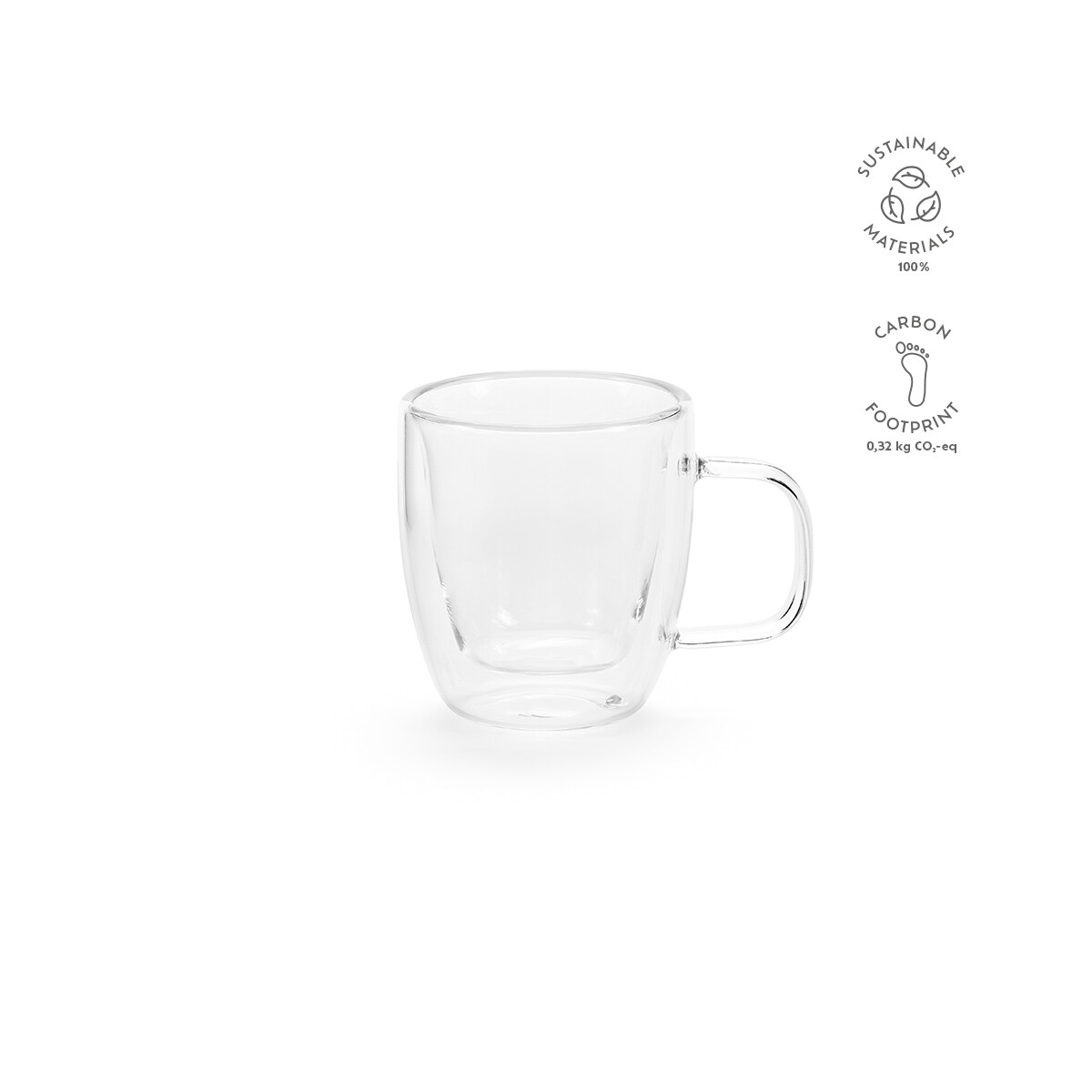 Kubki z logo – elbe 75 kubek ze szkła borokrzemowego 65 ml – transparentny AMG014_110-kpi Elbe 75 Kubek ze szkła borokrzemowego 65 ml - transparentny AMG014_110-kpi