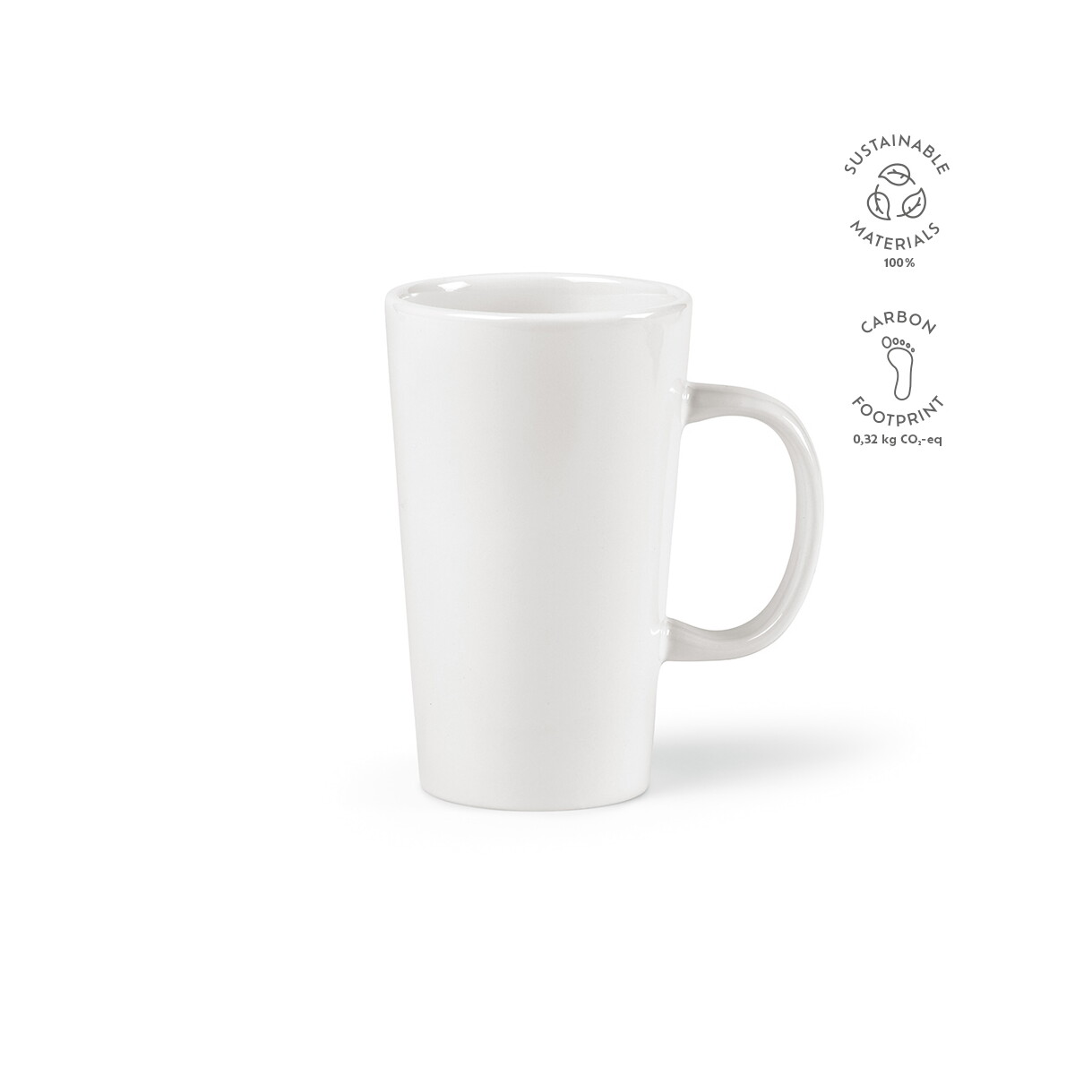 Kubki z logo – kubek mekong ceramiczny 310 ml – biały AMG009_106-kpi Kubek Mekong Ceramiczny 310 ml - Biały AMG009_106-kpi