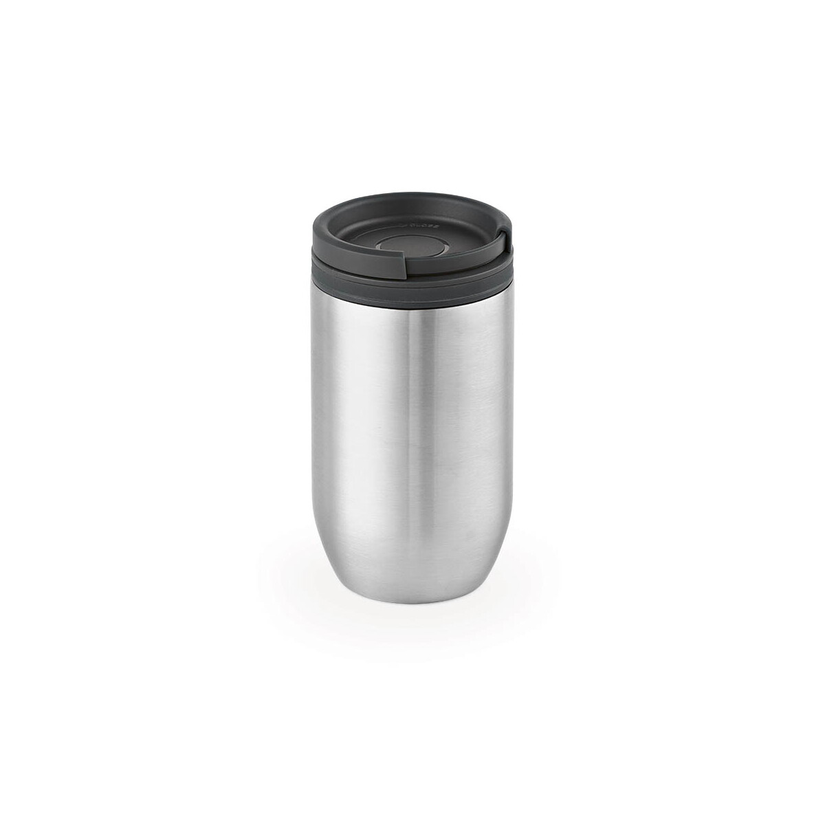Okavongo Kubek podróżny ze stali nierdzewnej z recyklingu 430 ml - Czarny ACP010_103
