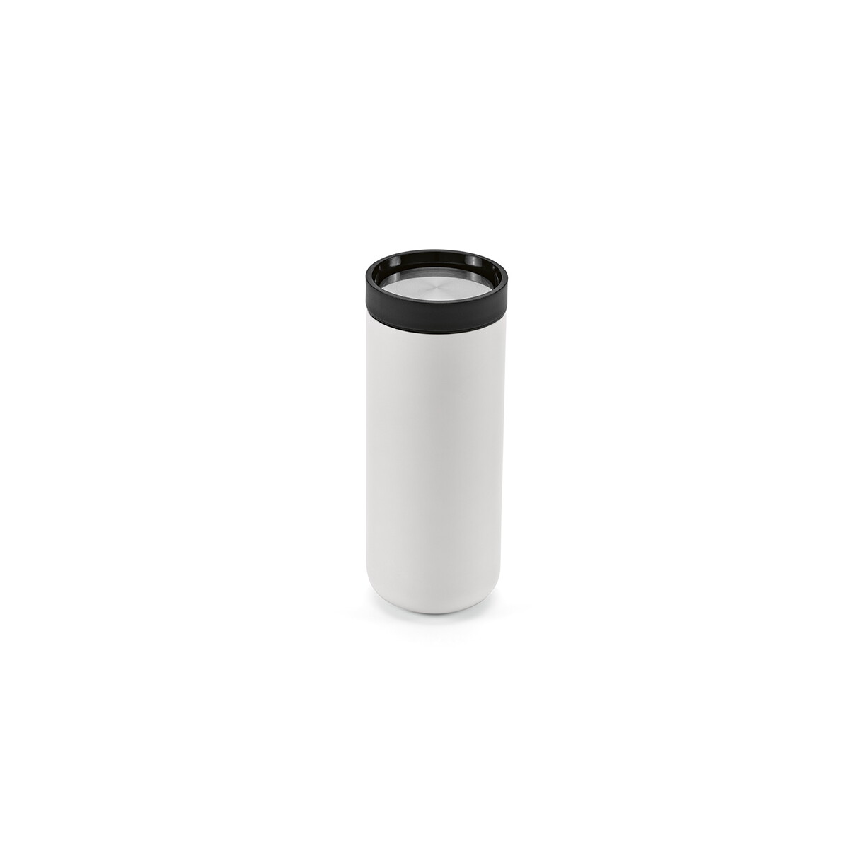 Kubki z logo – senegal kubek podrózny ze stali nierdzewnej z recyklingu 400 ml – biały ACP009_106-A Senegal Kubek podrózny ze stali nierdzewnej z recyklingu 400 ml - Biały ACP009_106-A