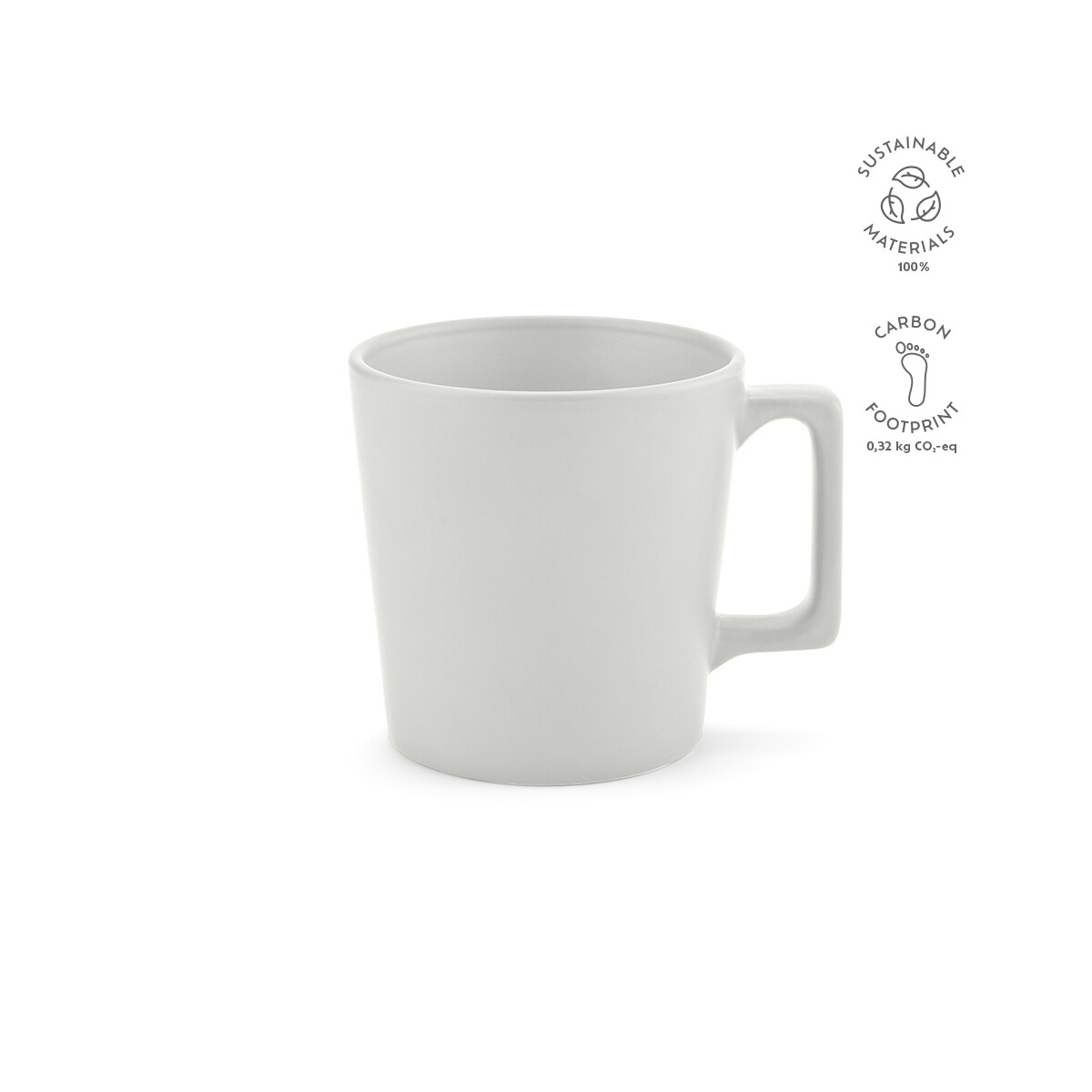 Kubki z logo – thames 350 kubek ceramiczny 360 ml – jasnoszary AMG003_123-kpi Thames 350 Kubek ceramiczny 360 ml - jasnoszary AMG003_123-kpi