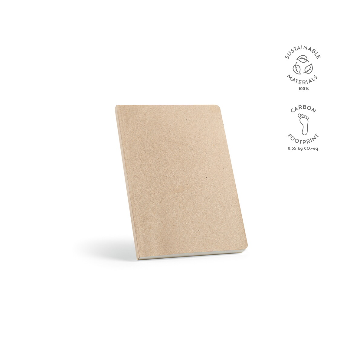 Notatniki z logo – joyce notatnik a5 z papieru recyklingowego 80 gsm – szampański ANT007_167-kpi Joyce Notatnik A5 z papieru recyklingowego 80 gsm - Szampański ANT007_167-kpi