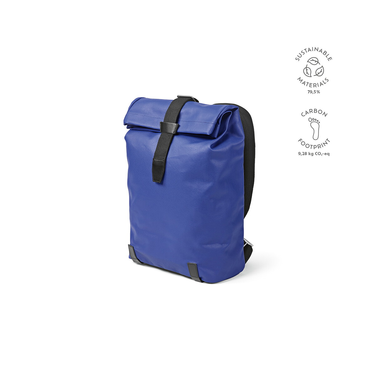 Plecaki z logo – berlin backpack 23l z recyklingowanej bawelny 340 gsm – niebieski ABK006_104-kpi Berlin Backpack 23L z recyklingowanej bawelny 340 gsm - niebieski ABK006_104-kpi